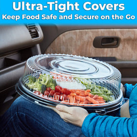 Avant Grub party platter for cheese and meat, doubles as elegant servingware.