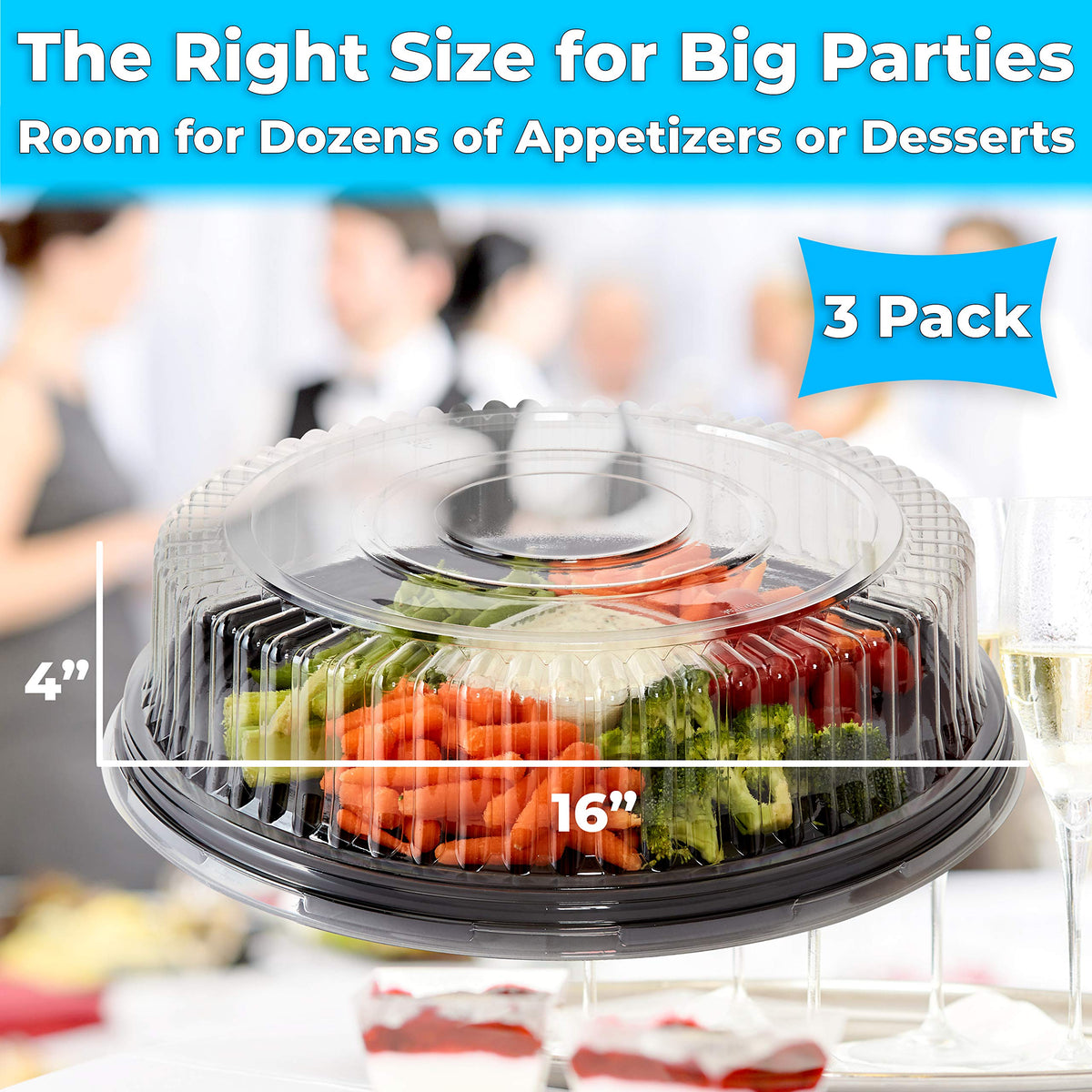 Avant Grub portable serving trays ideal for outdoor events and banquets.
