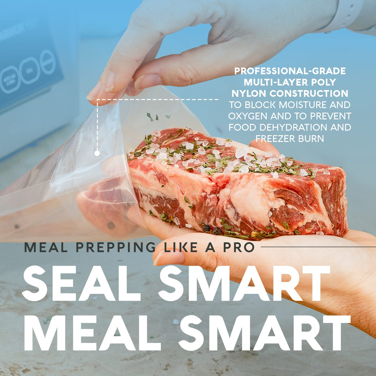 Avid Armor 6x8 meat storage bag showcases heavy-duty performance.