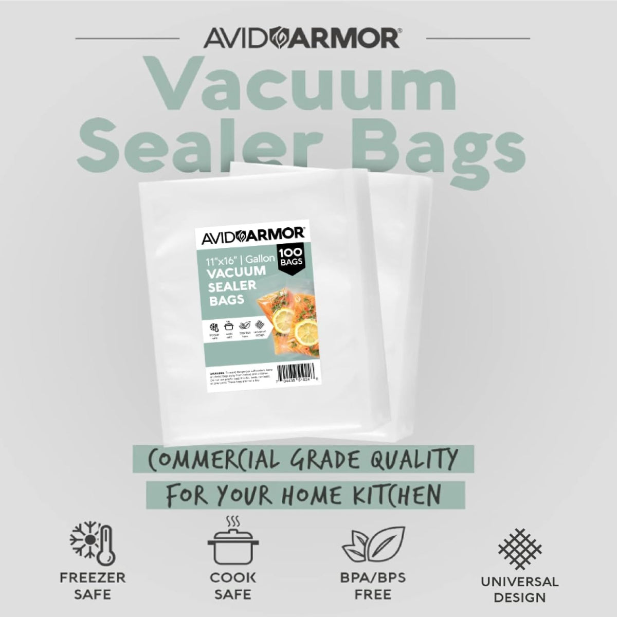 Avid Armor universal design for clamp-type sealers, ensuring broad compatibility.