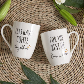 AW BRIDAL mugs are dishwasher-safe for easy cleaning