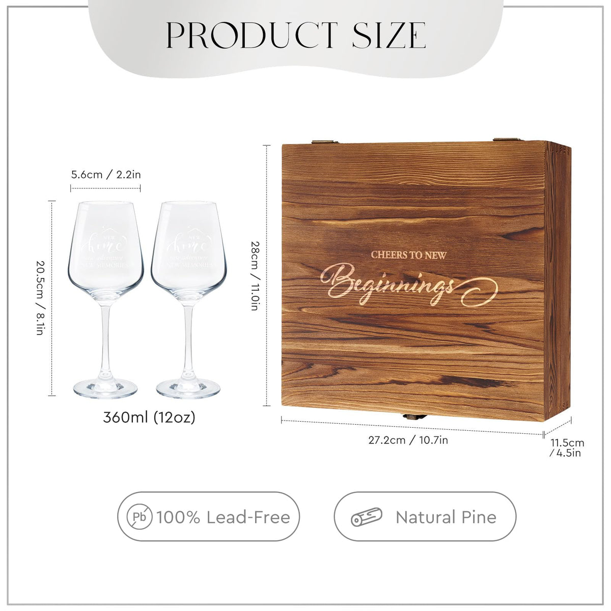 AW BRIDAL wine opener included for effortless toasting and entertaining