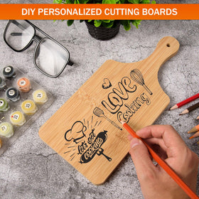 AWIZOM bamboo board easy to clean and quick to dry after use.