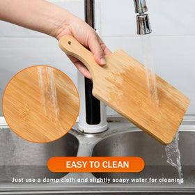 AWIZOM bamboo boards offering multiple uses for daily meals.