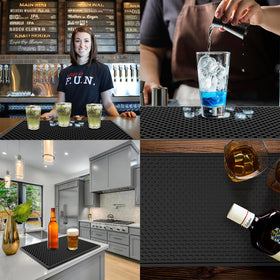 AXIESO anti-slip bar mat stays put during service.