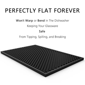 AXIESO drying mat for cups creates an efficient drying station.