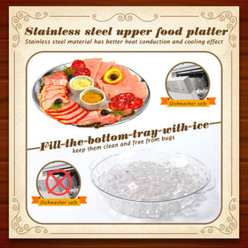 Baderke clear polystyrene lower ice tray for rapid chilling