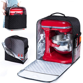BAGSPRITE stand mixer cover with slider base protects dust while moving.