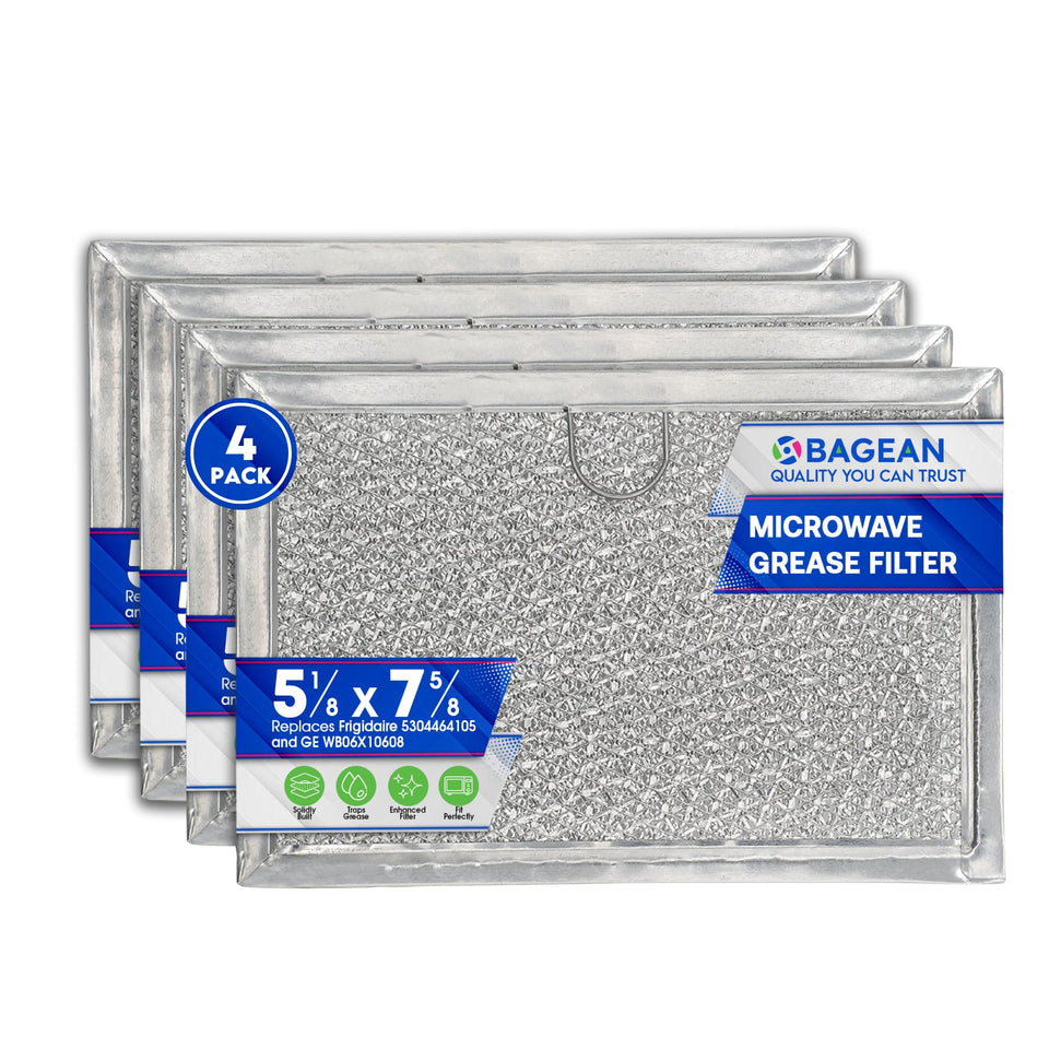 Bagean GE microwave filter 5.12x7.64 inch aluminum mesh traps grease for cleaner venting