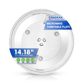 Bagean microwave plate replacement 14-1/8 inch for durable, even reheating