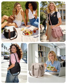 BAGSMART 180-degree opening reveals full interior layout for quick access.