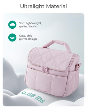 BAGSMART 5mm foam padding preserves temperature without bulk.