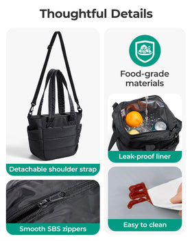BAGSMART easy-clean interior makes post-use care simple.