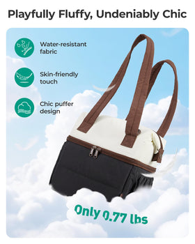 BAGSMART front pocket stores utensils and snacks for easy grab-and-go.