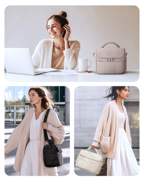 BAGSMART lunch bag in a park setting ideal for work days picnics travel