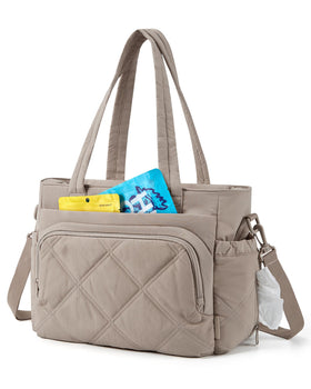 BAGSMART lunch bag with large capacity keeps meals organized for a full day.