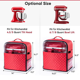 BAGSPRITE mixer cover encases the whole unit to protect from dust and pests.