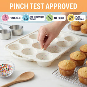 BAKE BOSS oven-safe up to 450°F for versatile baking and freezing.