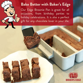 Baker's Edge easy-clean interior with no seams or rivets