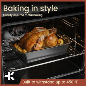 BAKKENMASTER large loaf pan for bigger batches and cakes