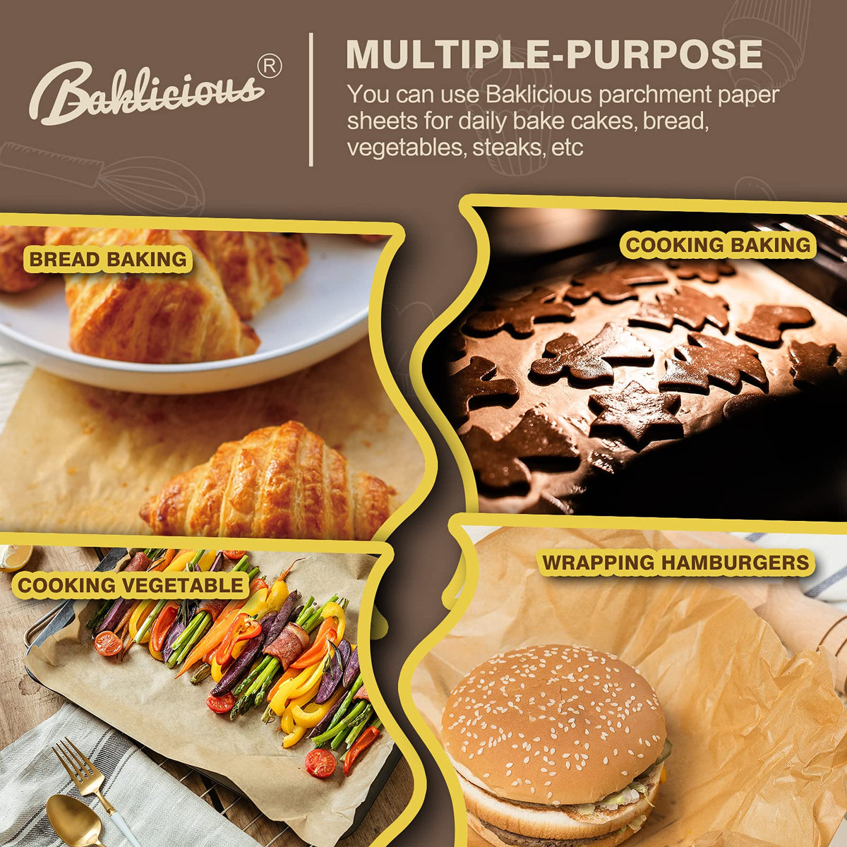 Baklicious bread loaf parchment lifts soft crusts without tearing.