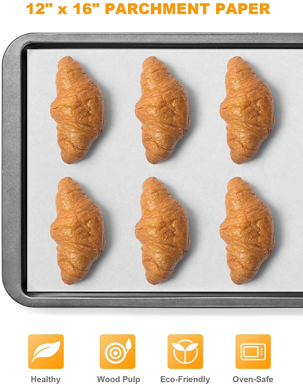 Baklicious easy-clean parchment sheets simplify post-baking cleanup