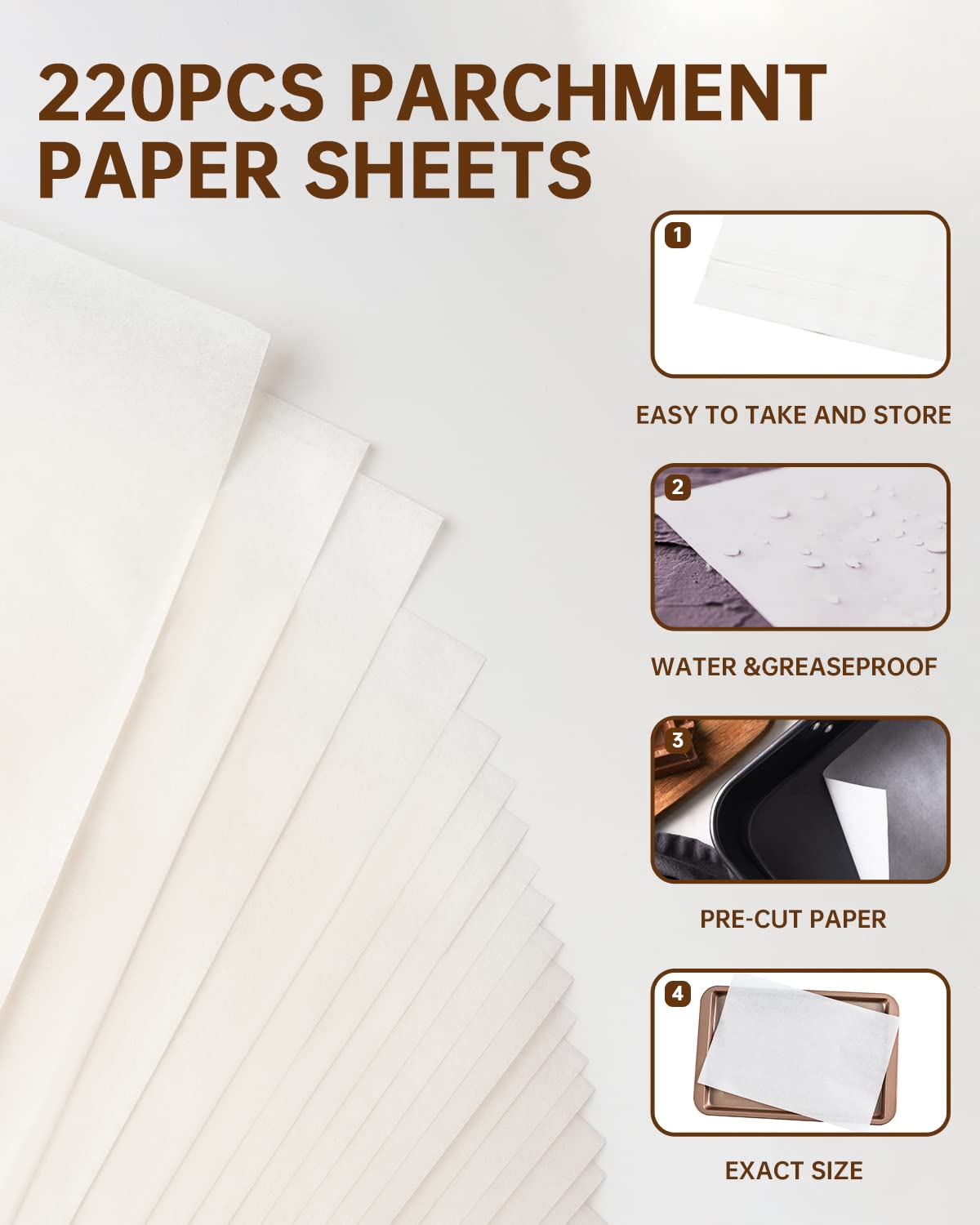 Baklicious food-safe, BPA-free parchment made from natural wood pulp
