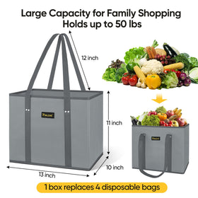 BALEINE large-capacity blue bag for groceries and bulk items