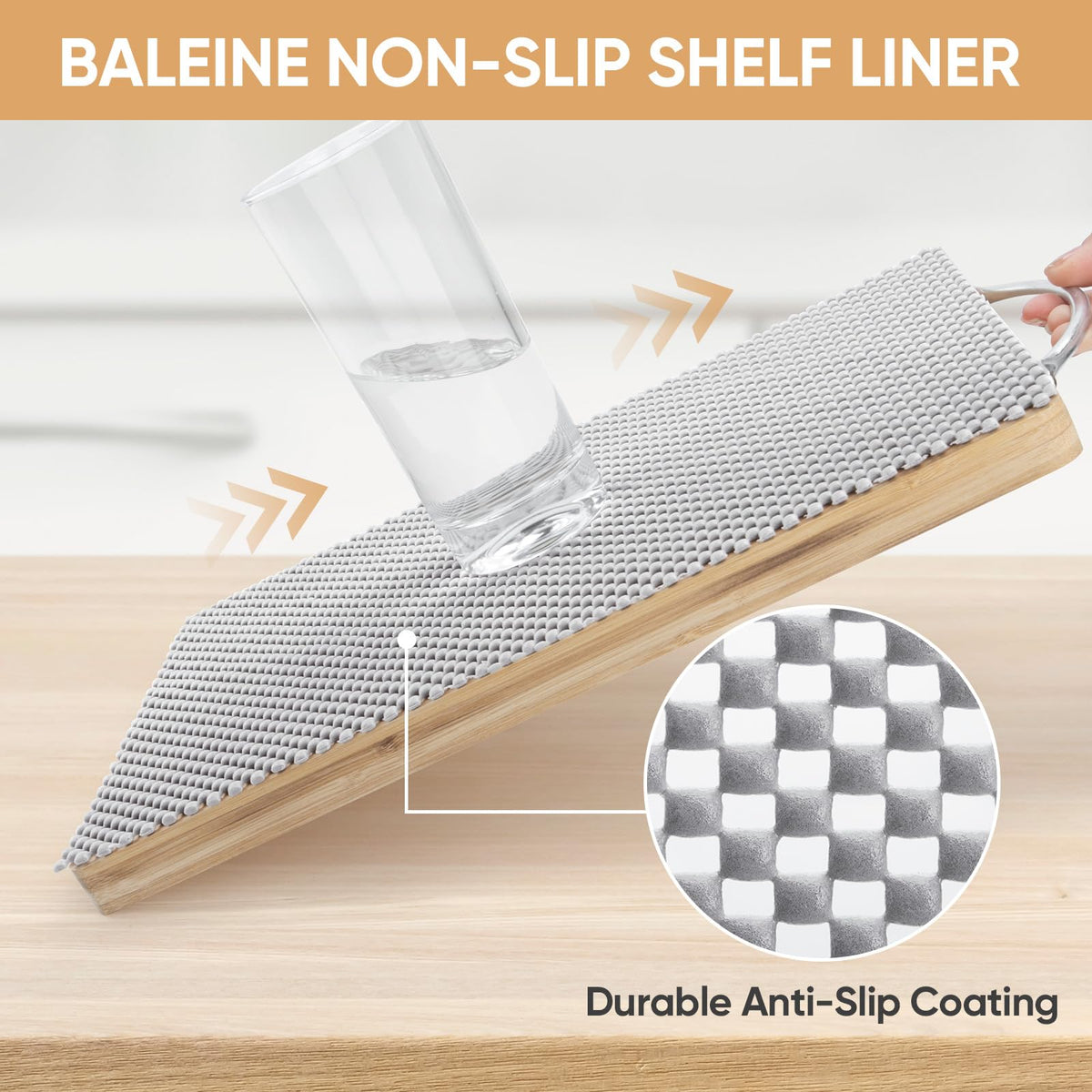 BALEINE liner perforated design keeps contents dry and ventilated.