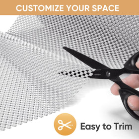 BALEINE desk and tableware protection liner beige helps prevent shifting.