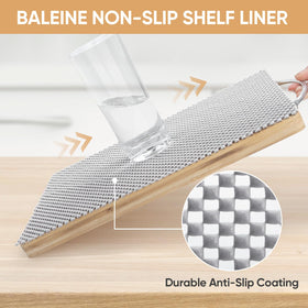 BALEINE shelf liner beige with perforated breathable design.