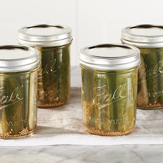 Ball regular mouth lids seal tight for fresh shelf storage.