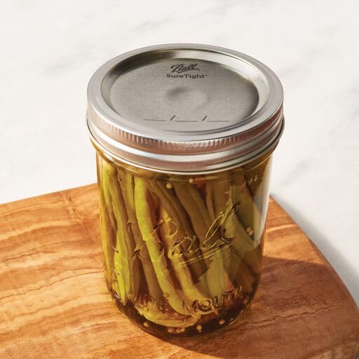 Ball wide-mouth lids single-use-sealing highlight proper canning practice.