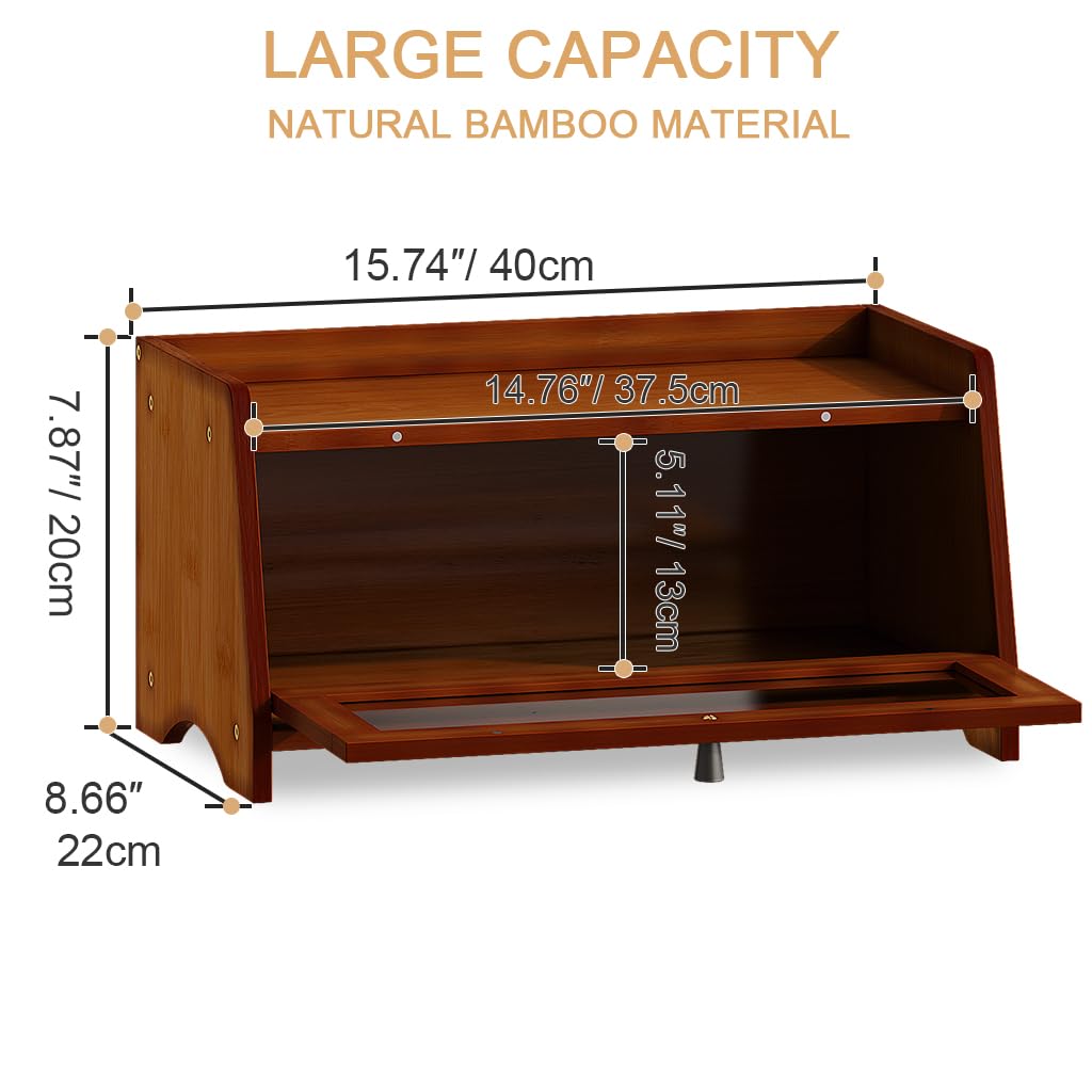 BAMBANG bread box bamboo material close-up highlights eco-friendly design