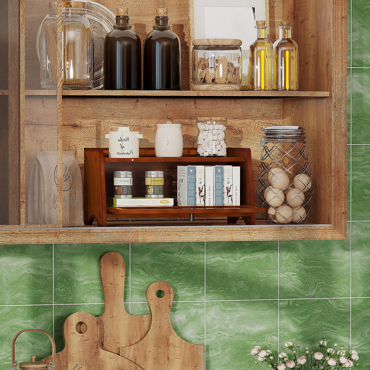 BAMBANG bread box kitchen countertop organizer supports versatile storage
