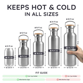 Bambaw insulated bottle keeps hot drinks warm for hours.