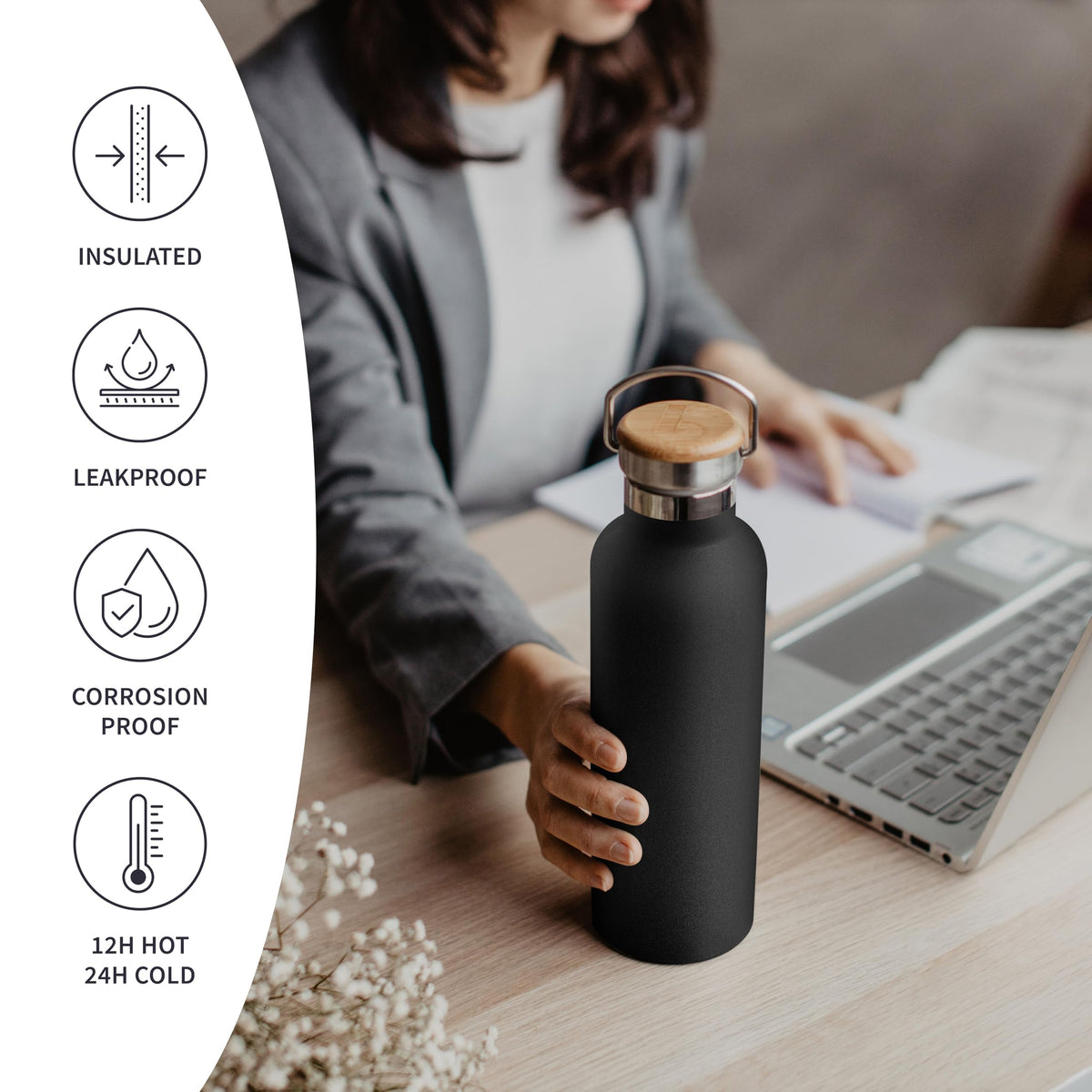 Bambaw stainless steel interior for safe, durable daily use.