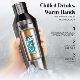 Bare Barrel double‑wall stainless shaker preserves chill longer