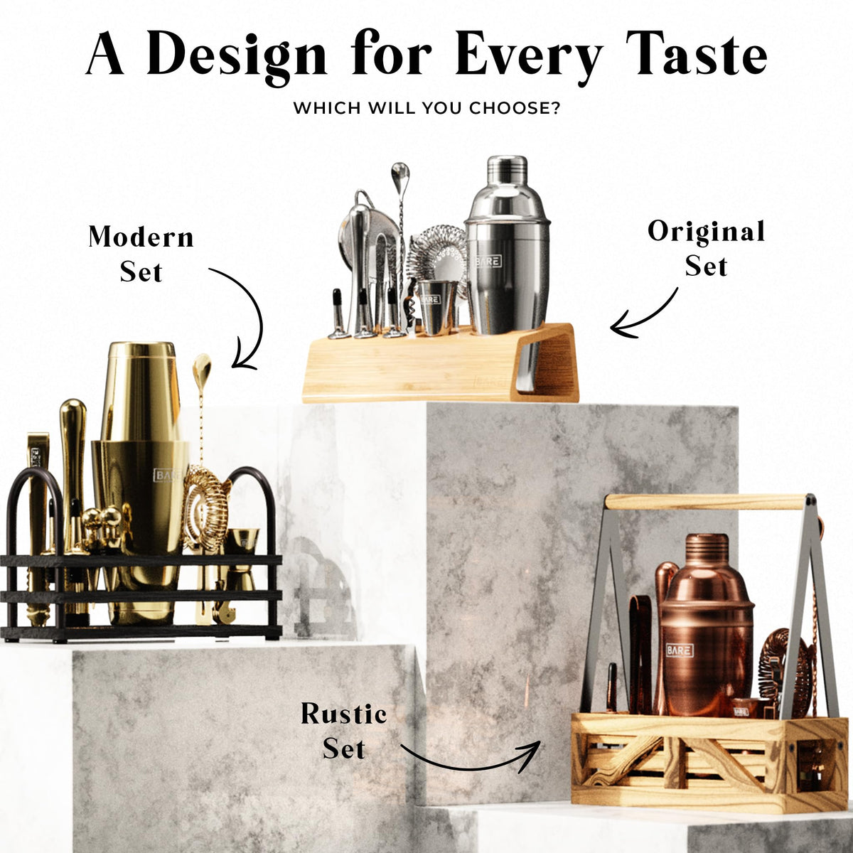 Bare Barrel 3-year warranty adds confidence with premium bar set