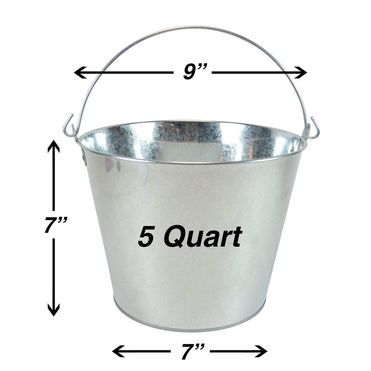 BARsics galvanized pails pack shown on a bar for self-serve beverage service.