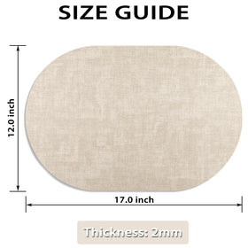 BARTHKIT placemats—double-layer construction provides heat protection and scratch resistance.
