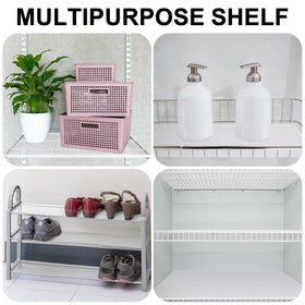 Barydat shelf liner easy to clean and maintain, reducing mess on shelves.