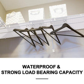 Barydat shelf liner easy-install slides over wire edges without tools.