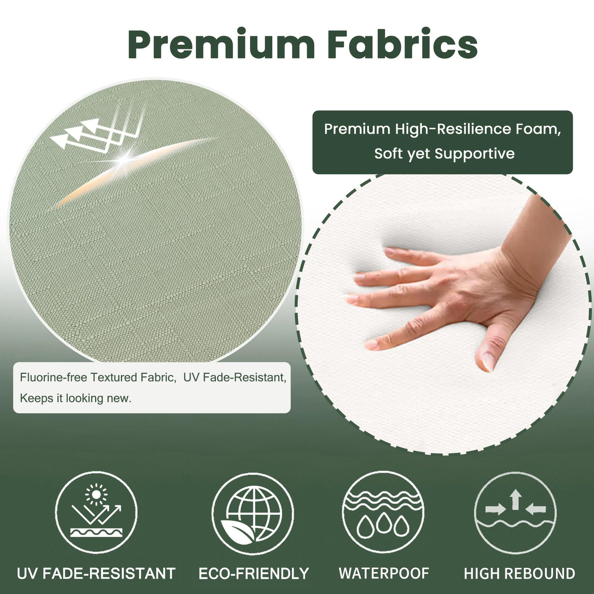 Battilo dining chair pad with ties keeps cushion secure.
