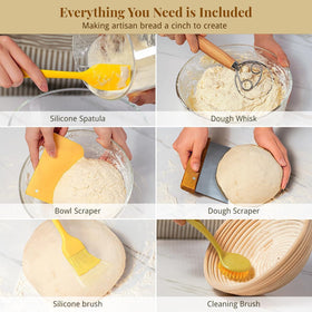 BAVIFY bread lame for precise scoring to control oven spring