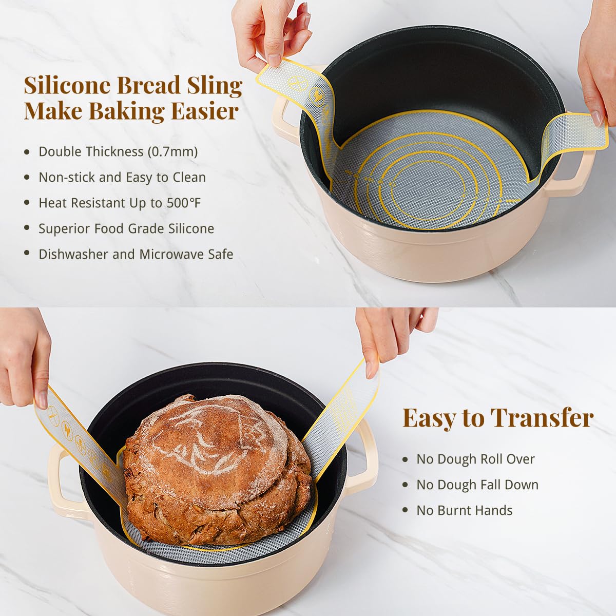 BAVIFY dough scraper and tools ready to mix, shape, and score