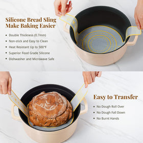 BAVIFY dough scraper and tools ready to mix, shape, and score