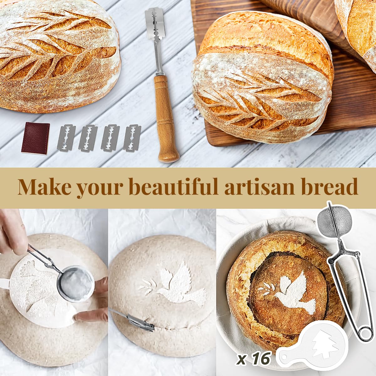 BAVIFY silicone bread sling for safe transfer to oven