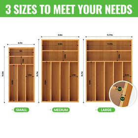 Bayting organizer shown in the drawer for elegant, clutter-free storage.
