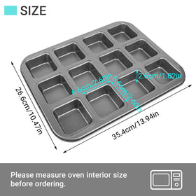 Beasea mini bread baking pan ideal for cute bite-sized loaves.